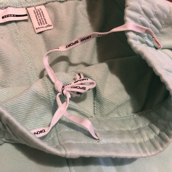 DKNY Sweatpants. Size small. Has drawstring. Light teal color. Very soft. - Picture 8 of 9